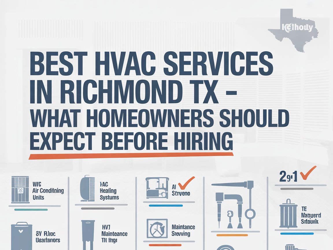 Best HVAC Services in Richmond TX – What Homeowners Should Expect Before Hiring
