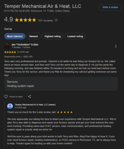 Called at 4 PM, Fixed by Next Morning — How Same-Day Furnace Repair Actually Works in Richmond TX