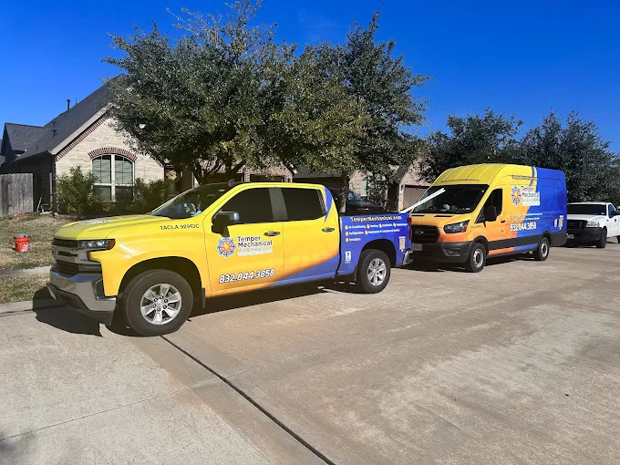 HVAC Services in Richmond, TX When You Need Help Fast. Our Vehicle standing at richmond TX