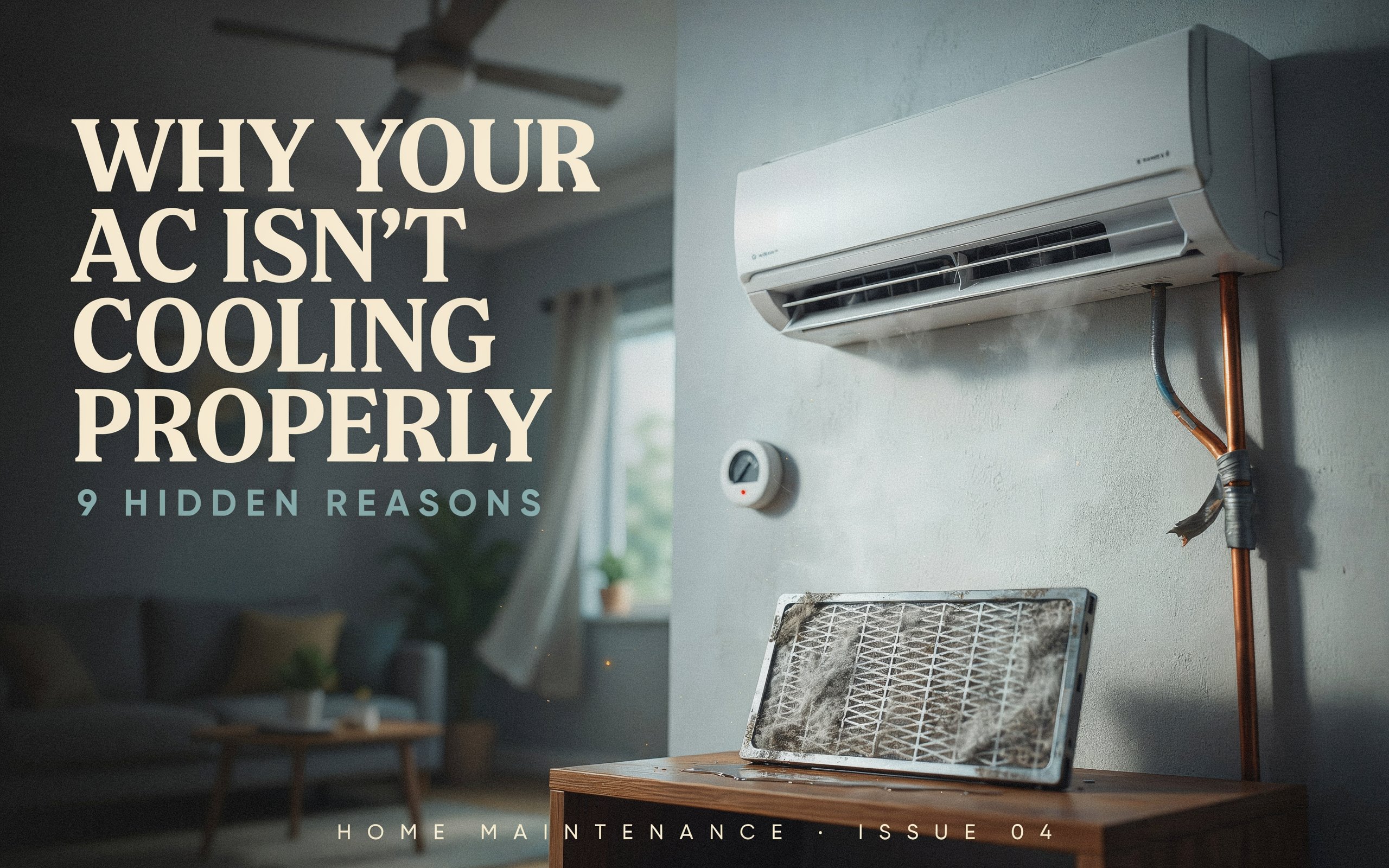 Why Your AC Isn’t Cooling Properly Even Though It’s Running: 9 Hidden Reasons