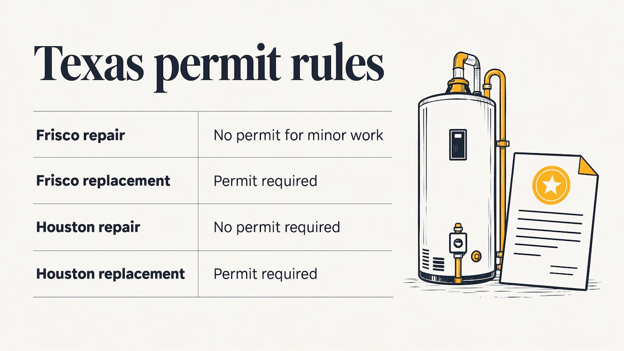 Permits and code in Texas — overview diagram